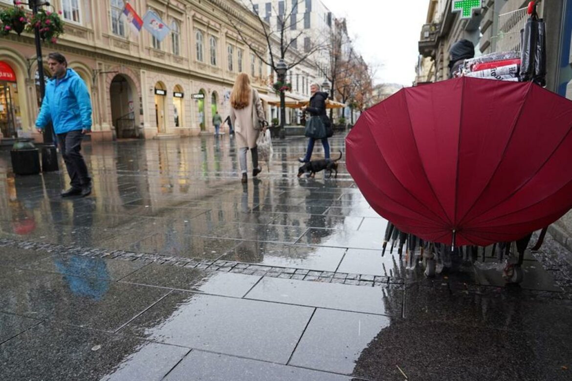 Danas oblačno sa kišom mestimično, temperatura do 16 stepeni