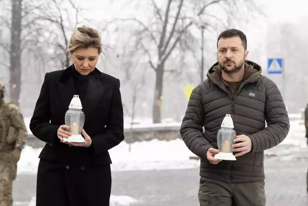 Zelenski obećao pobedu nad Rusijom na godišnjicu protesta