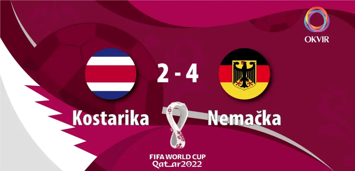 Katar: Nemačka pobedila Kostariku, ali napušta Mundijal