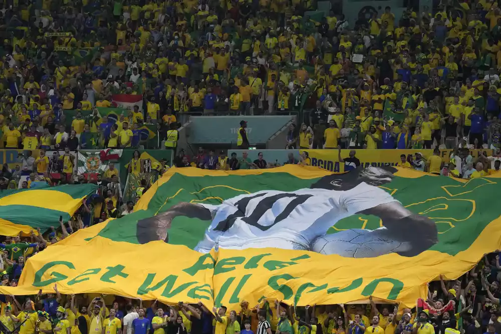 Brazilski navijači na SP podržavaju Pelea