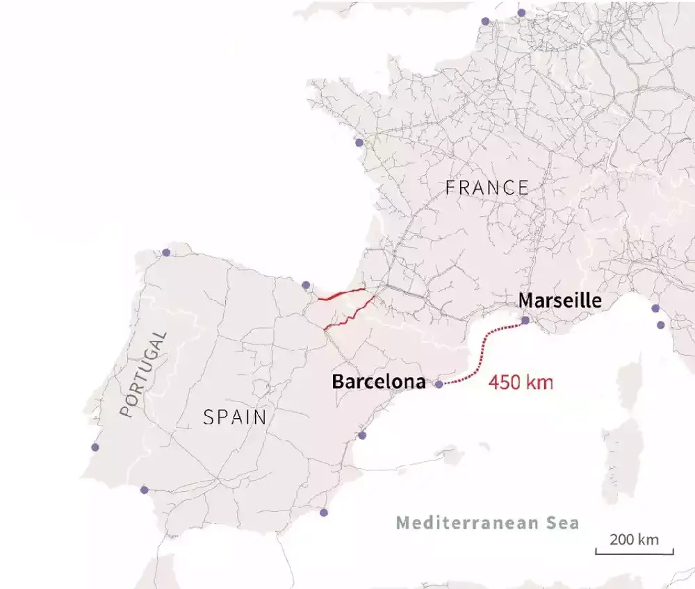 Gasovod Barselona-Marsej: Ambiciozan, ali rizičan projekat