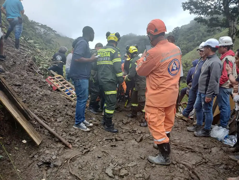 34 osobe poginule u klizištu na autoputu u Kolumbiji