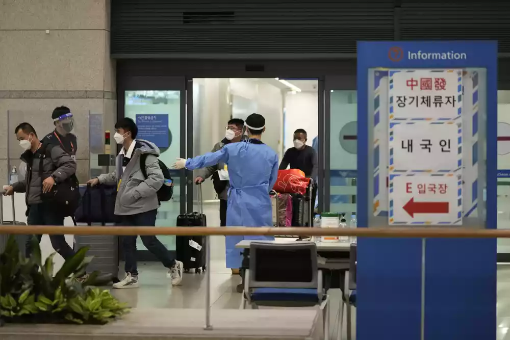 Južna Koreja produžava ograničenja za putnike iz Kine