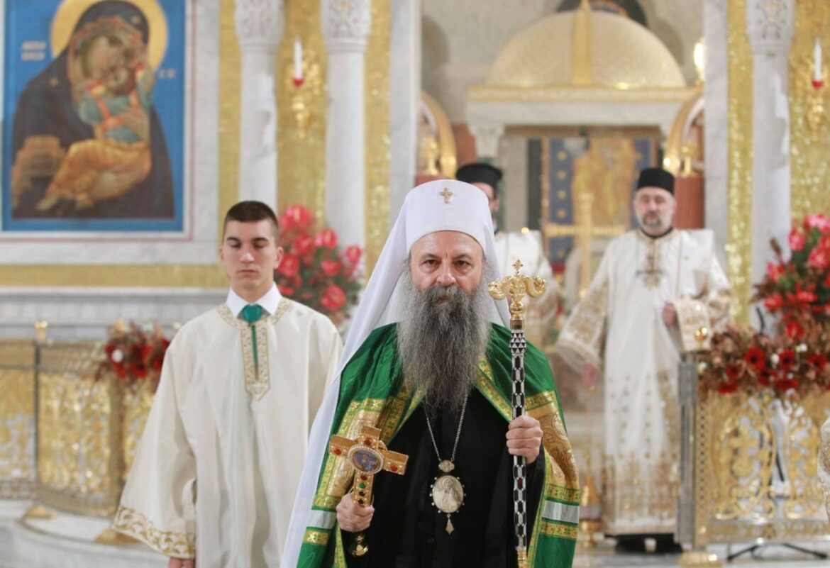 Božićnu liturgiju u Hramu Svetog Save služio patrijarh Porfirije