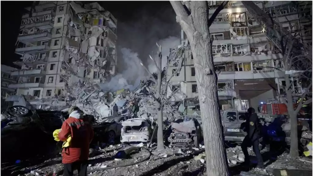 Pomoćnik Zelenskog objašnjava kako je projektil pao na stambeni blok u Dnjepru