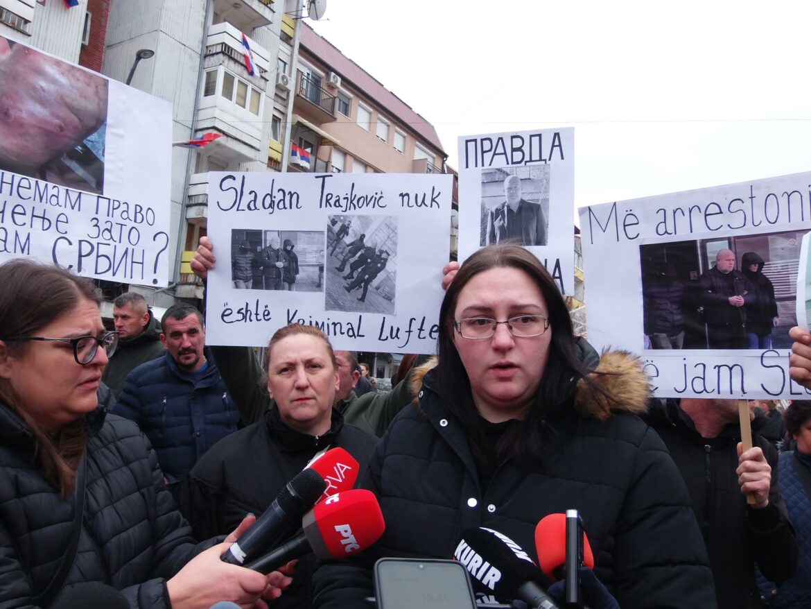 U Kraljevu održan skup podrške Slađanu Trajkoviću uhapšenom na KiM u decembru