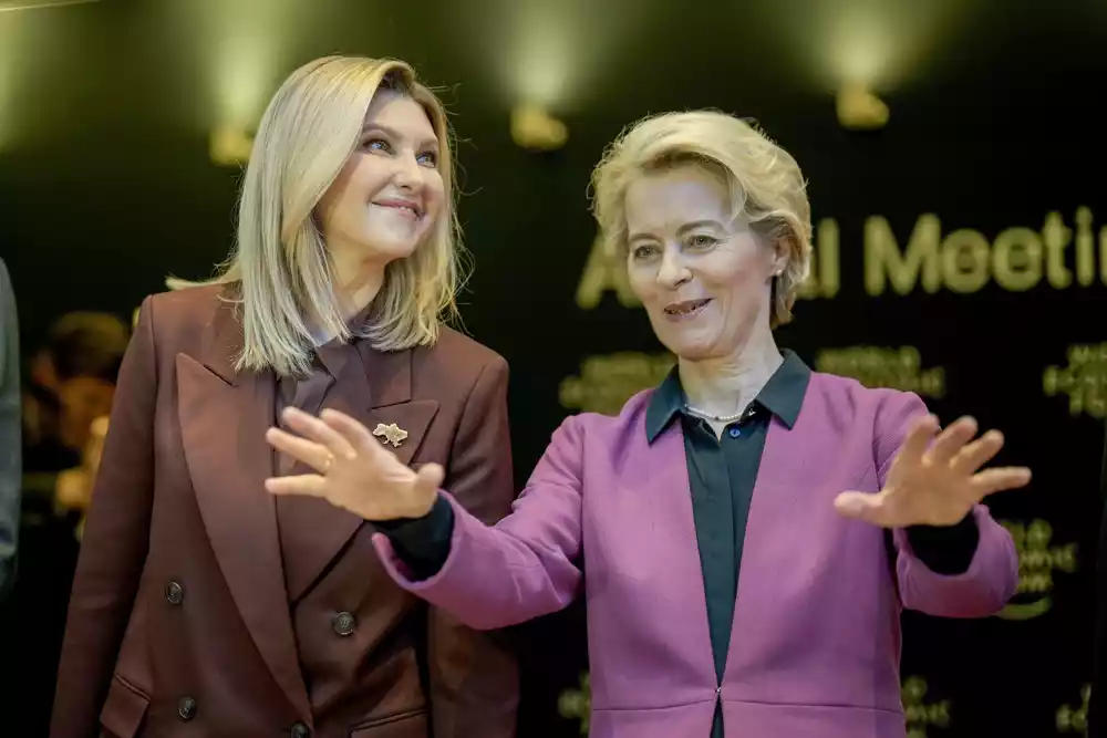 U Davosu, prva dama Ukrajine poziva lidere da „iskoriste uticaj“