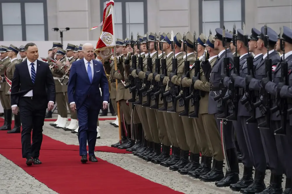 Bajden stigao u Varšavu, sastaje se sa rukovodstvom Poljske