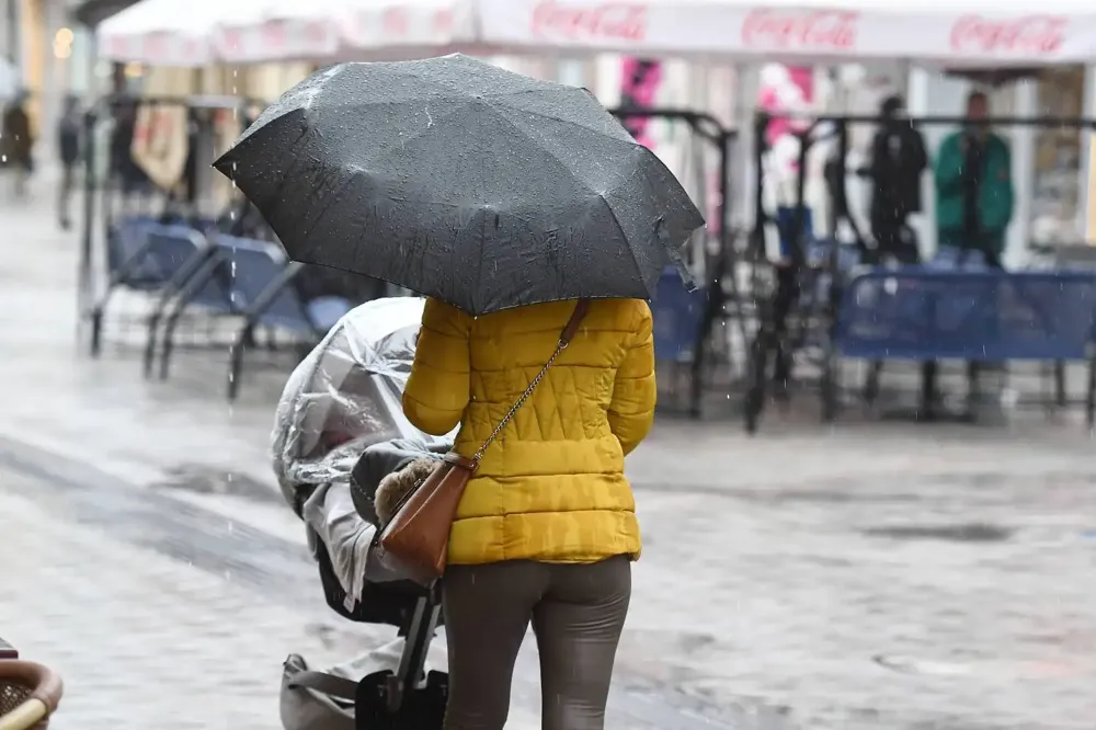 Sutra oblačno, mestimično sa padavinama – temperatura do 11 stepeni