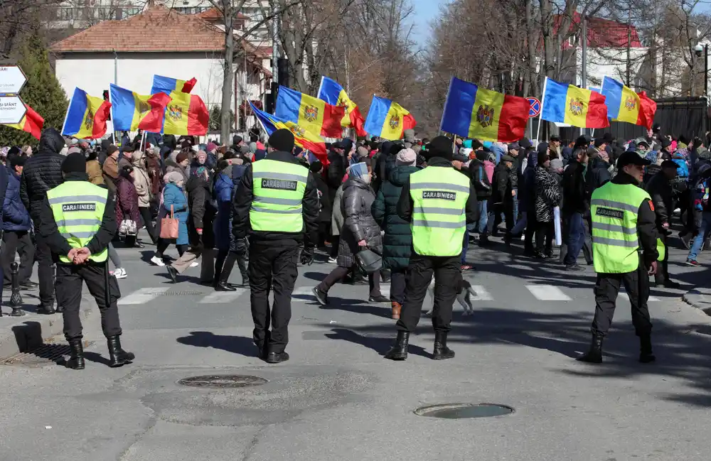 Policija ograničila antivladine proteste u Moldaviji