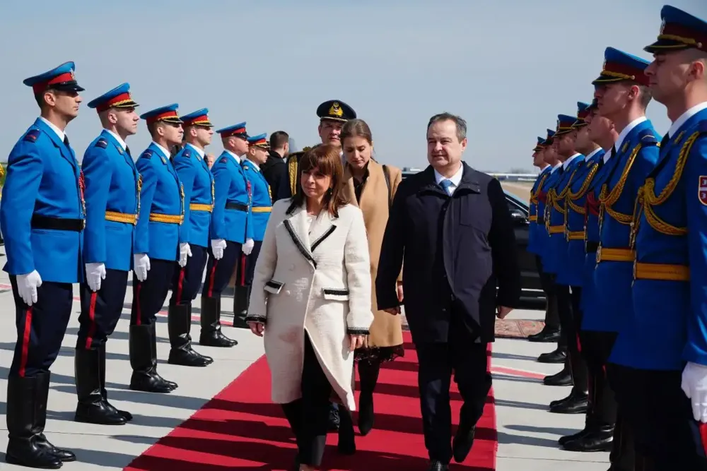 Predsednica Grčke završila trodnevnu posetu Srbiji