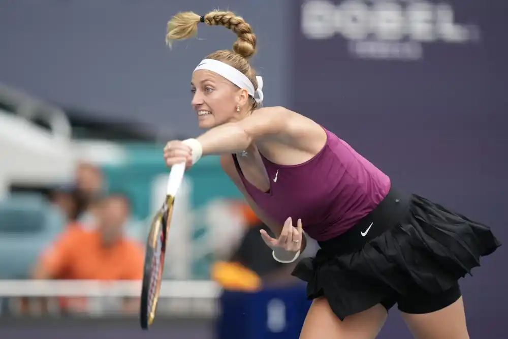 Kvitova pobedila Ribakinu za žensku titulu na Majami openu