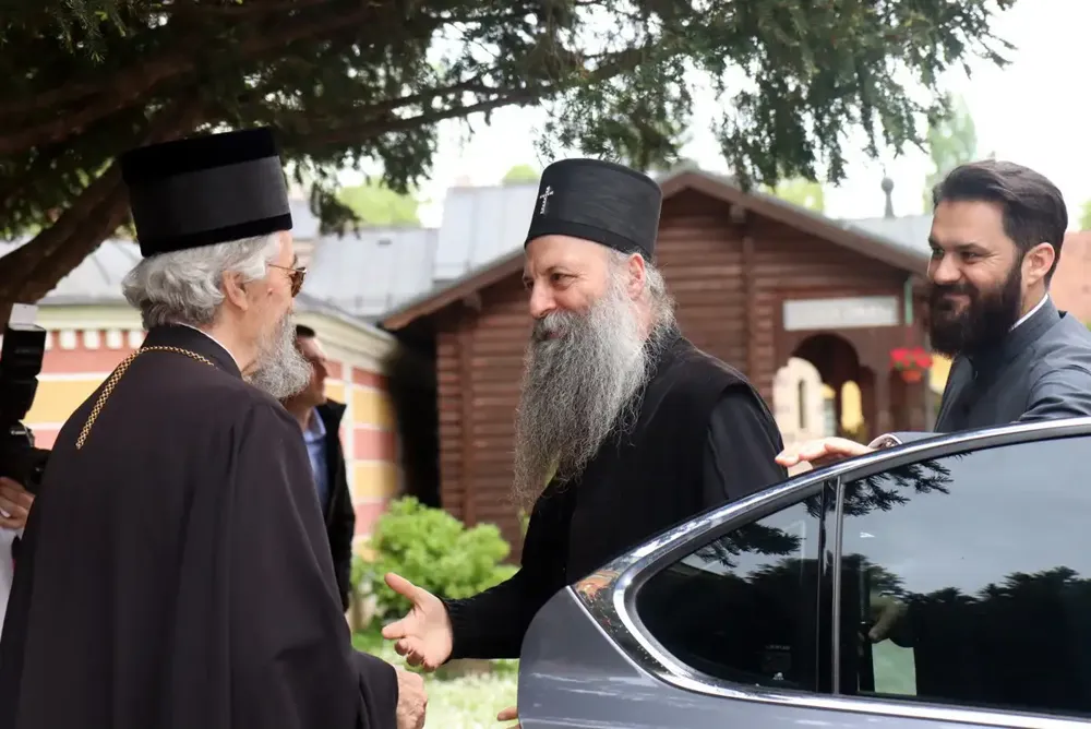 Patrijarh u Banjaluci: Dočekali ga episkop Jefrem i Dodik