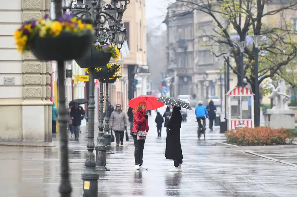 Sutra promenljivo sa kišom, temperatura do 17 stepeni