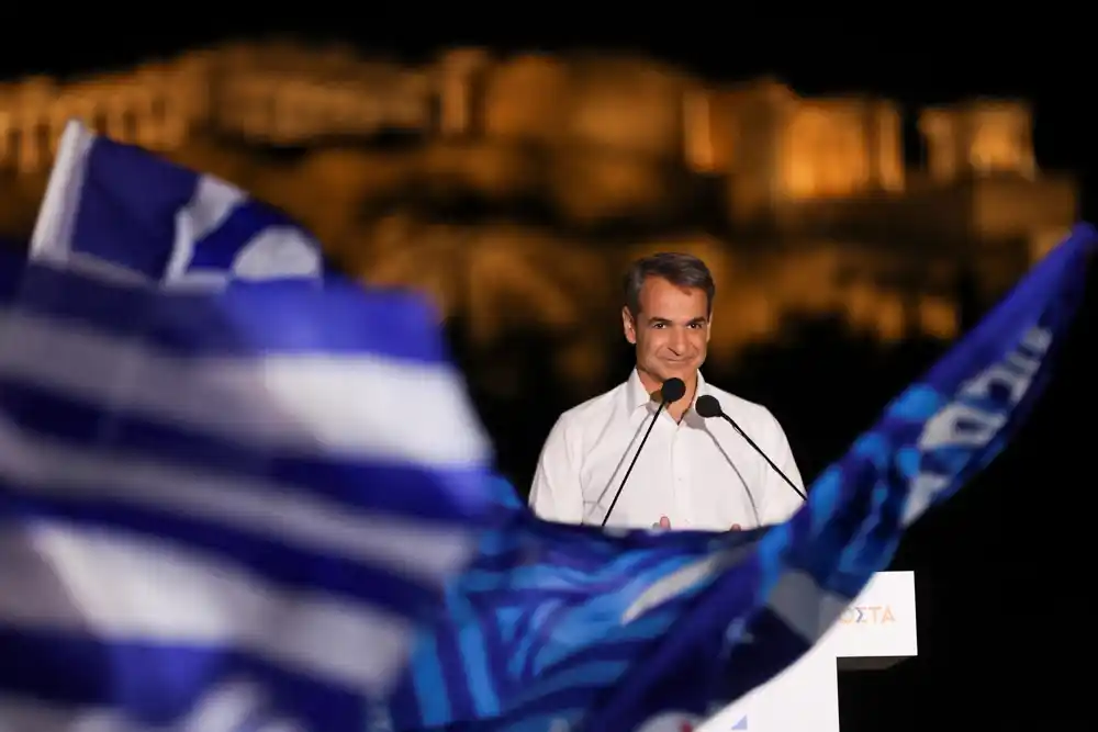 Grčki premijer Micotakis proglasio pobedu na parlamentarnim izborima