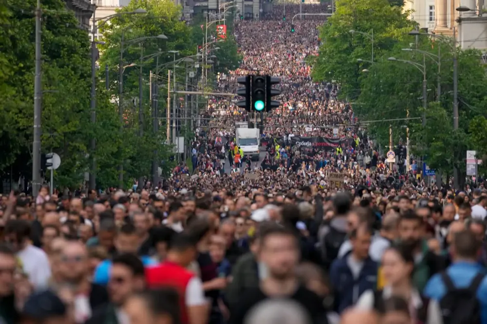 Jovanović (NS): Do ispunjenja zahteva nema odustajanja od protesta Srbija protiv nasilja