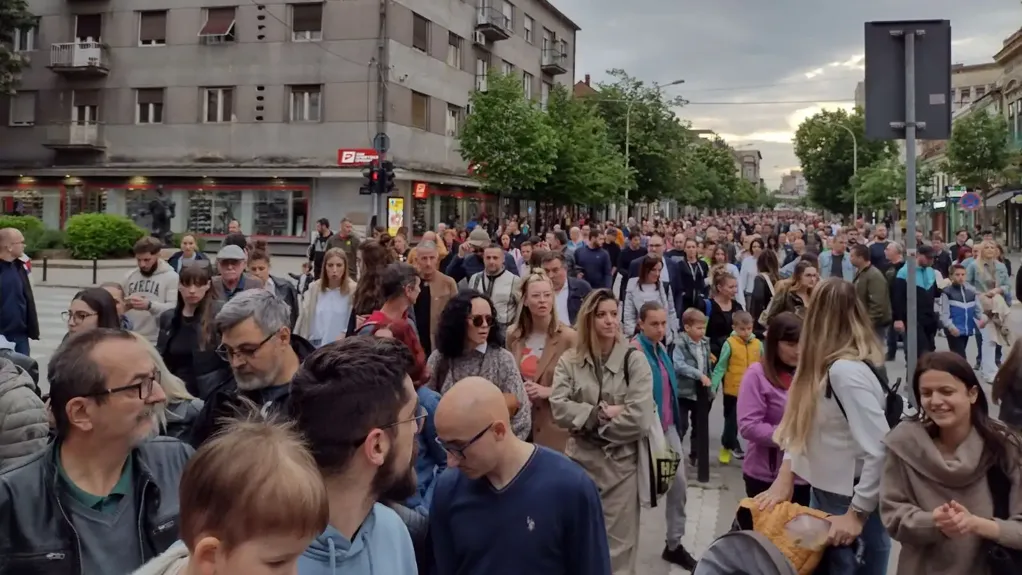 Protest „Srbija protiv nasilja“ danas u Kragujevcu