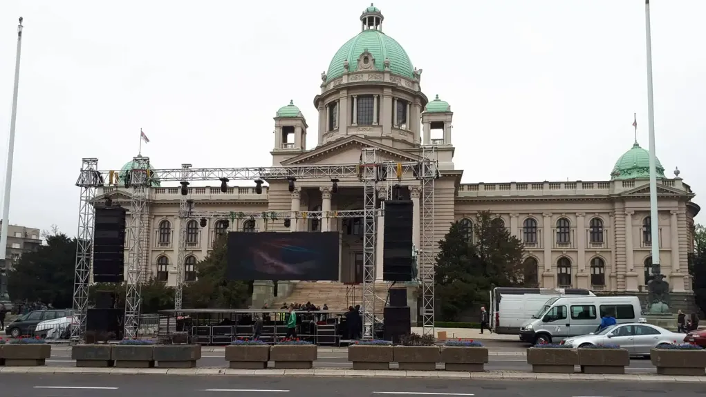 Ulice oko Skupštine zatvorene za saobraćaj