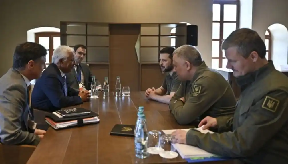 Ukrajinski predsednik i portugalski premijer razgovaraju o obuci pilota, samitu NATO-a