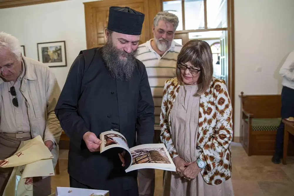 Gojković: Sledeće godine se završava obnova izgorelog dela Hilandara