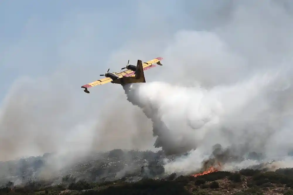 Gori na ulazu u Zadar, požar gasi 11 vatrogasaca i dva aviona