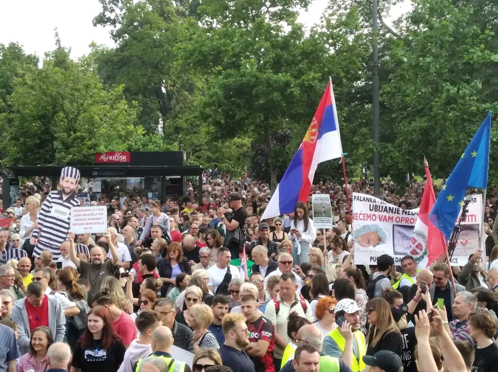 Dvanaesti protest „Srbija protiv nasilja“