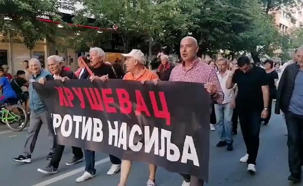 Protesti u Kruševcu, Užicu