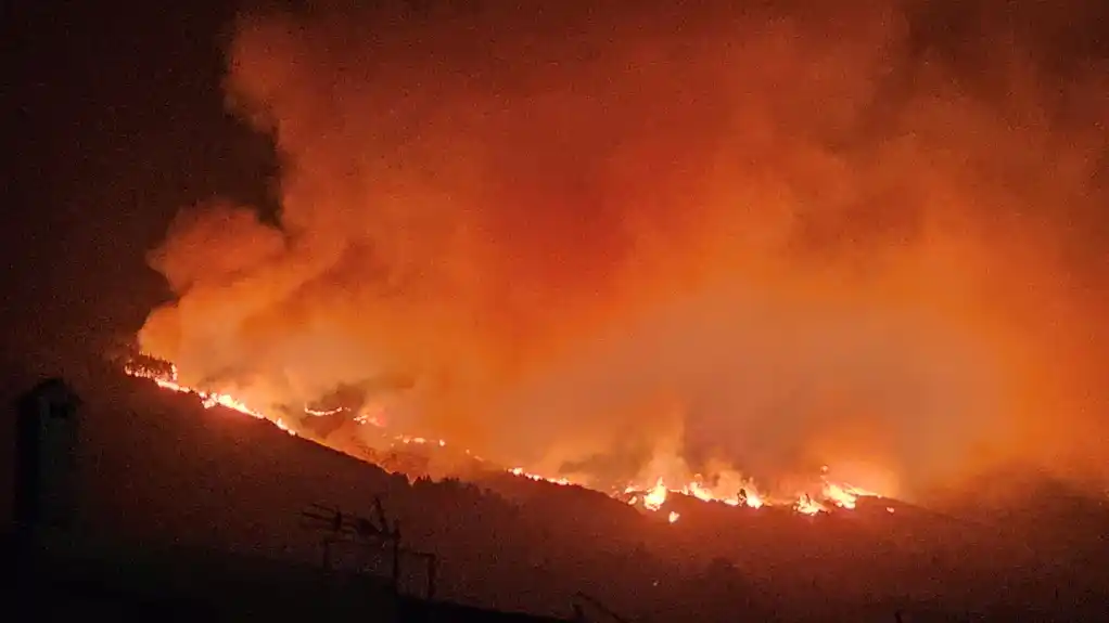 Požar na španskim Tenerifima širi se severnim delom ostrva