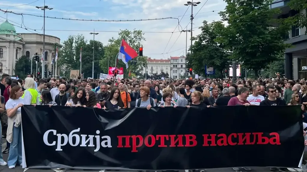 Devetnaesti protest „Srbija protiv nasilja“