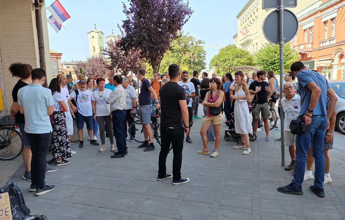 Protest u Čačku zbog izgradnje vidikovca na Kablaru