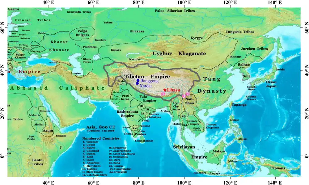 Paleolimnološka studija pripisuje kolaps Tibetanskog carstva u 9. veku klimatskim promenama