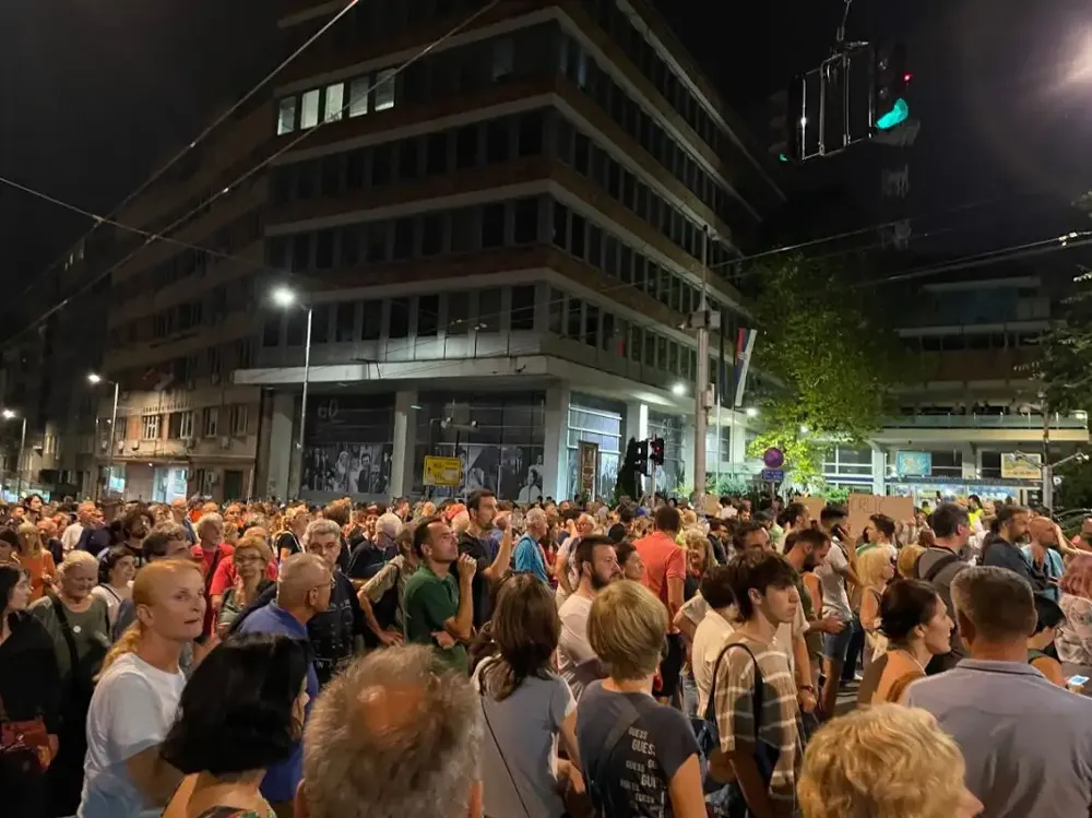 Održan 22. protest „Srbija protiv nasilja“ u Beogradu