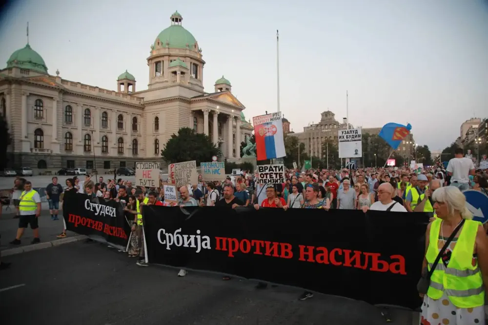 U Beogradu se održava 25. protest „Srbija protiv nasilja“