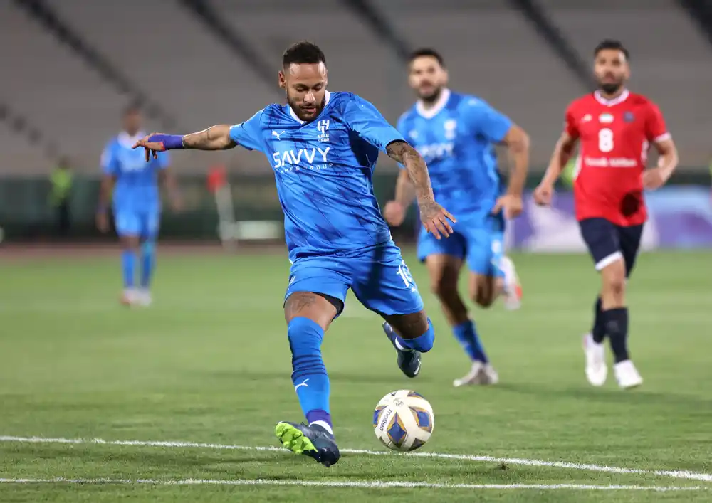 Nejmar postiže svoj prvi gol za Al-Hilal
