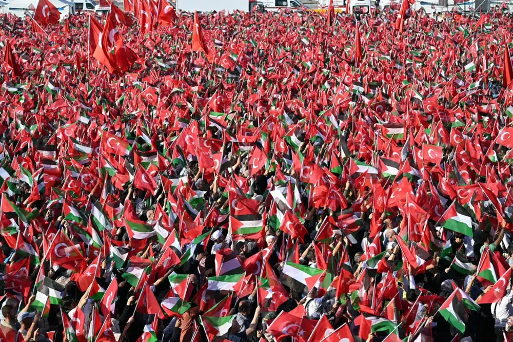 Veliki miting za Palestinu u Istanbulu: Skupilo se blizu milion i po ljudi