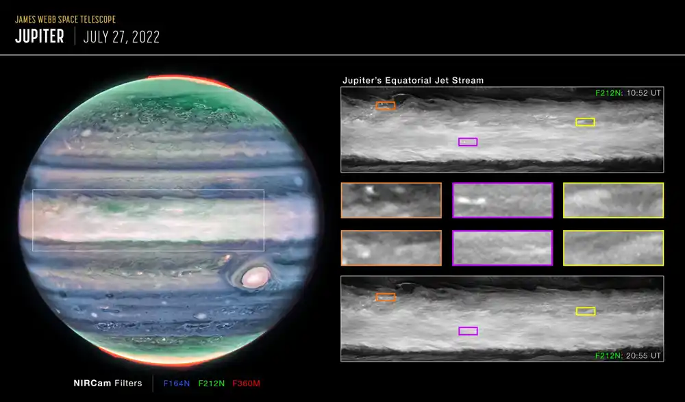 Veb otkriva novu osobinu u Jupiterovoj atmosferi