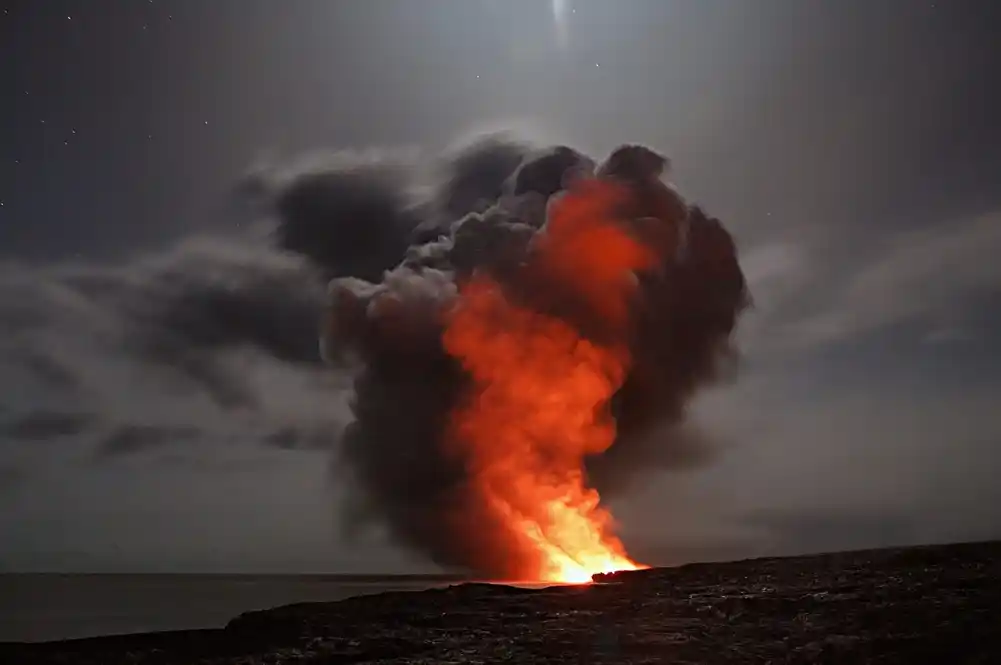 Na Islandu je počela velika vulkanska erupcija