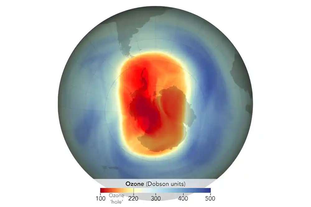 Ozonska rupa iz 2023. zauzima 16. mesto po veličini, otkrili su istraživači NASA-e i NOAA