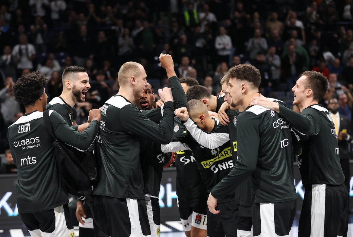 Partizan upao u gužvu – sedam timova sa istim skorom u Evroligi