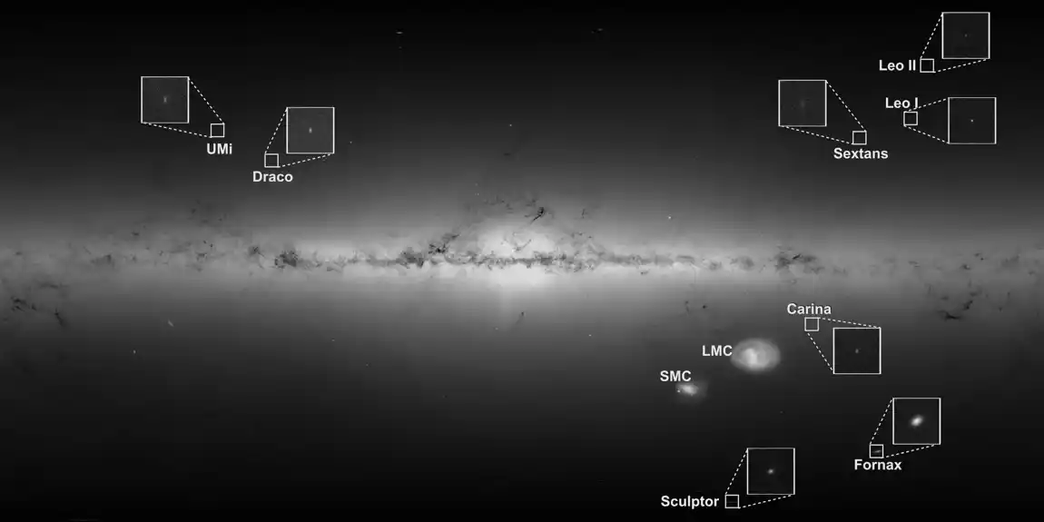 Astronomi otkrivaju retku grupu patuljastih galaksija