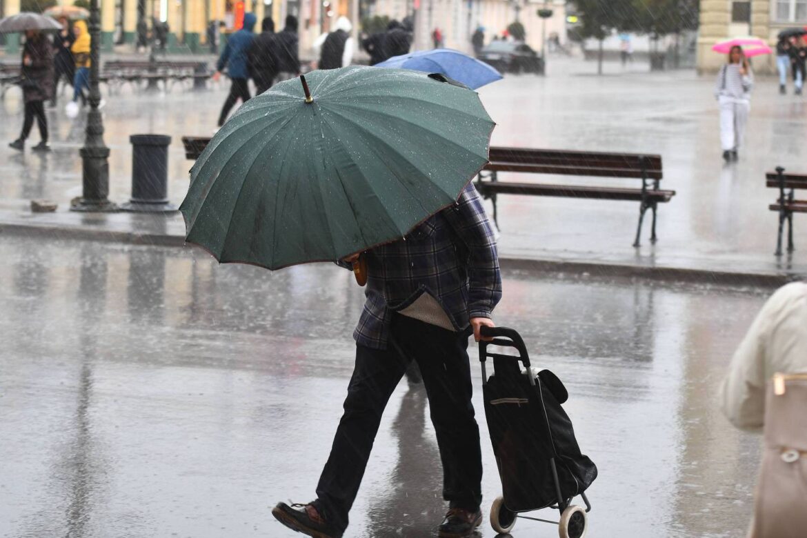 Danas umereno oblačno i hladnije sa kišom, temperatura do 13 stepeni