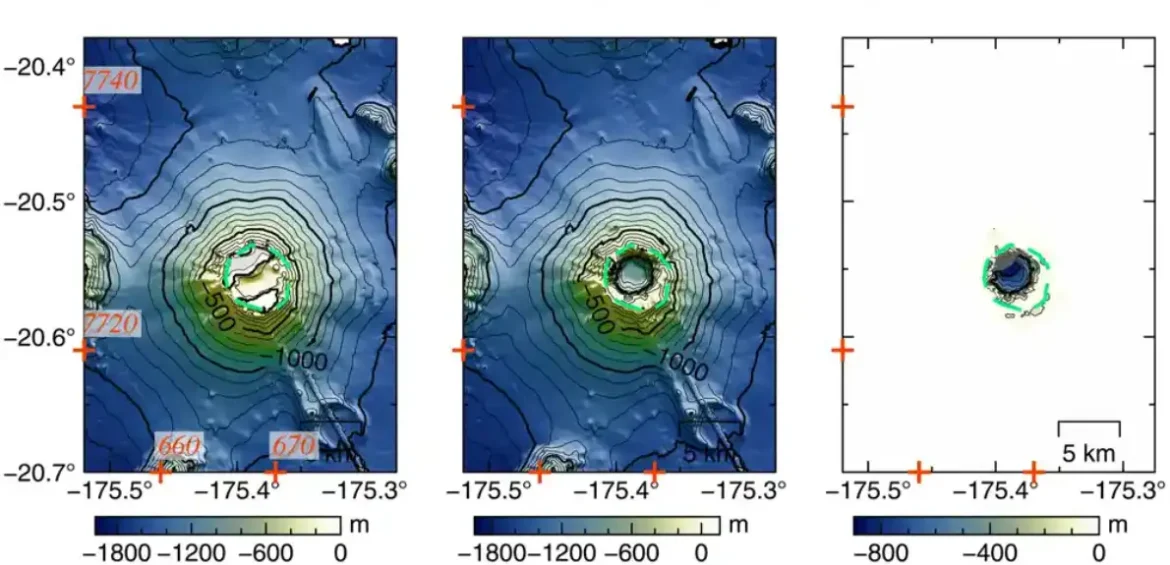 Mapiranje komora magme ispod vulkana Hunga pre i posle erupcije 2022