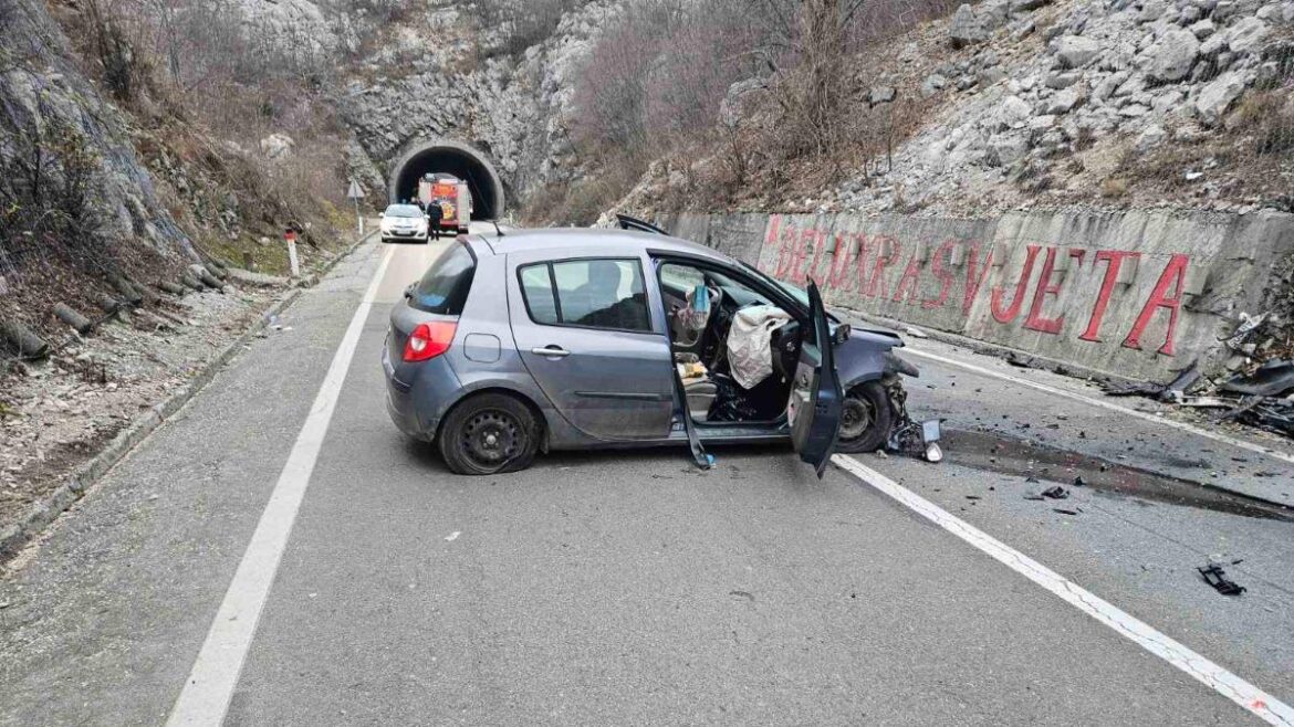 Crna Gora: Kod tunela Budoš stradala osoba