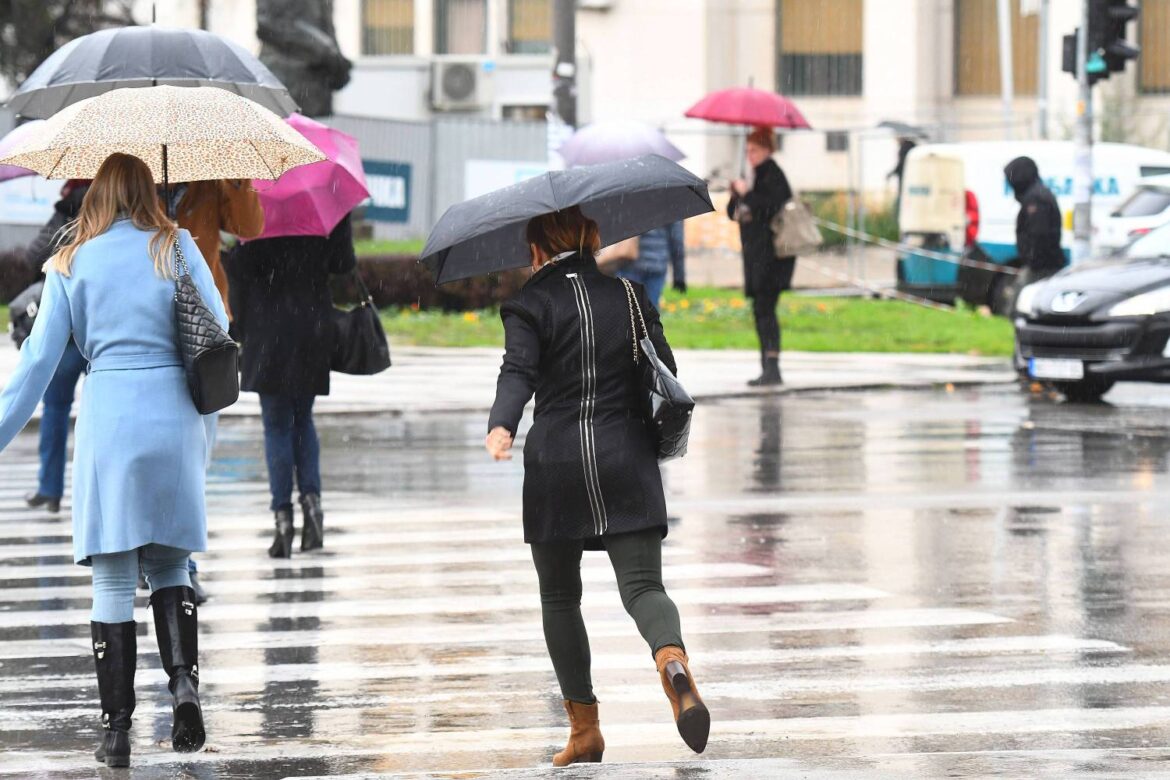 Sutra oblačno sa kišom i snegom, temperatura do 11 stepeni