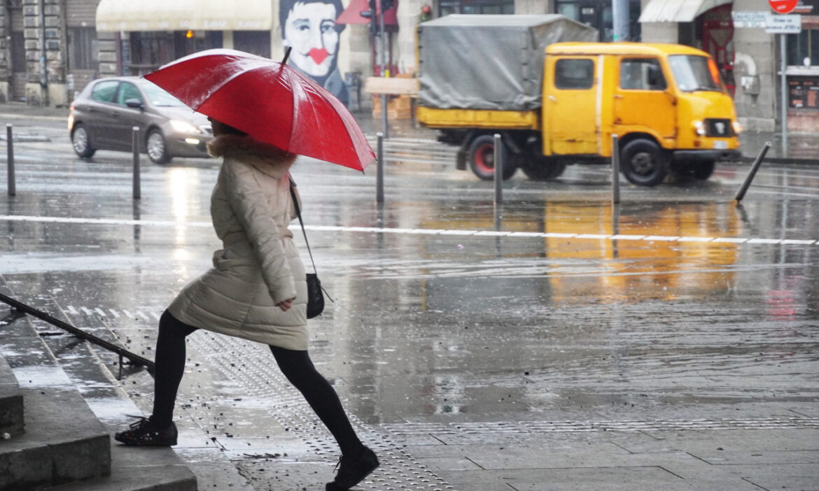 Do kraja dana kiša u svim krajevima, temperatura do 6 stepeni