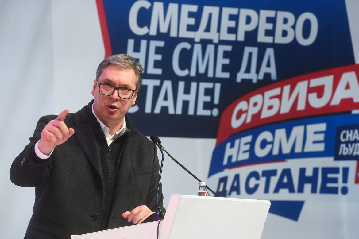 Predsednik Vučić pozvao građane da glasaju za listu „Srbija ne sme da stane”