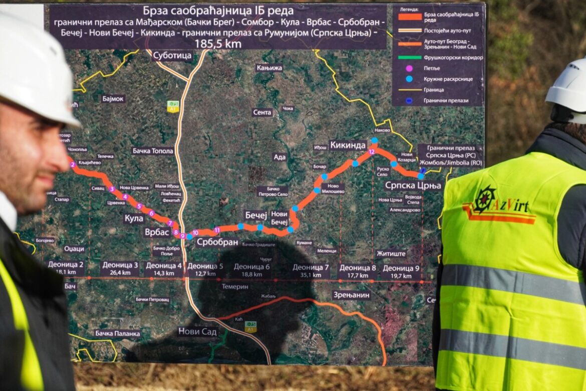 Vučić: Veliki broj mesta u Vojvodini biće na mapi najboljih puteva u Srbiji