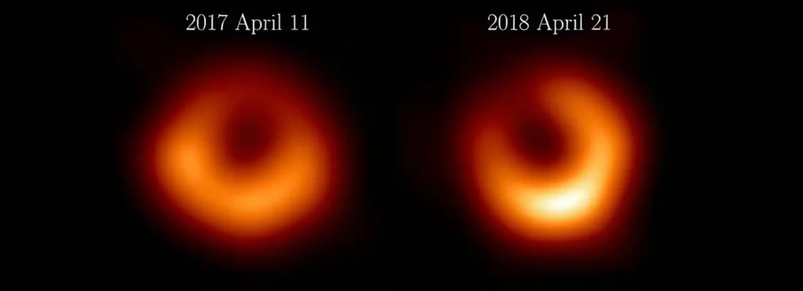 Vrhunac osvetljenosti supermasivne crne rupe M87 pomera se za 30 stepeni u jednoj godini