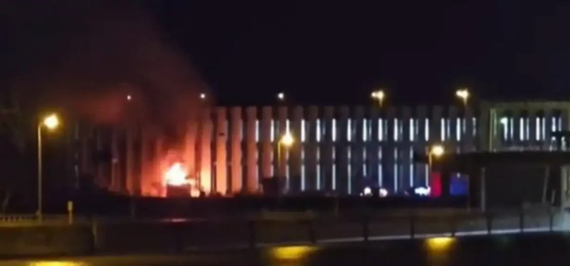 Veliki požar na rumunskoj strani Hidroelektrane „Đerdap“