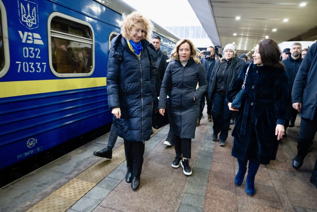 Đorđa Meloni stigla u nenajavljenu posetu Kijevu, došao i premijer Kanade Trudo